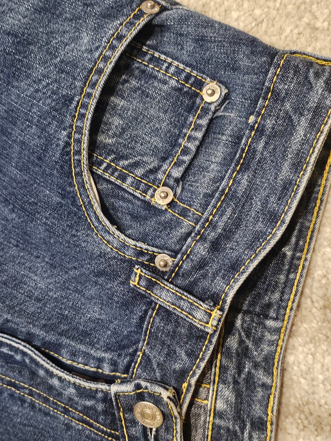 일본(29-30)리바이스x코카콜라 01's한정판 3D 커브 데님 팬츠 상품이미지7