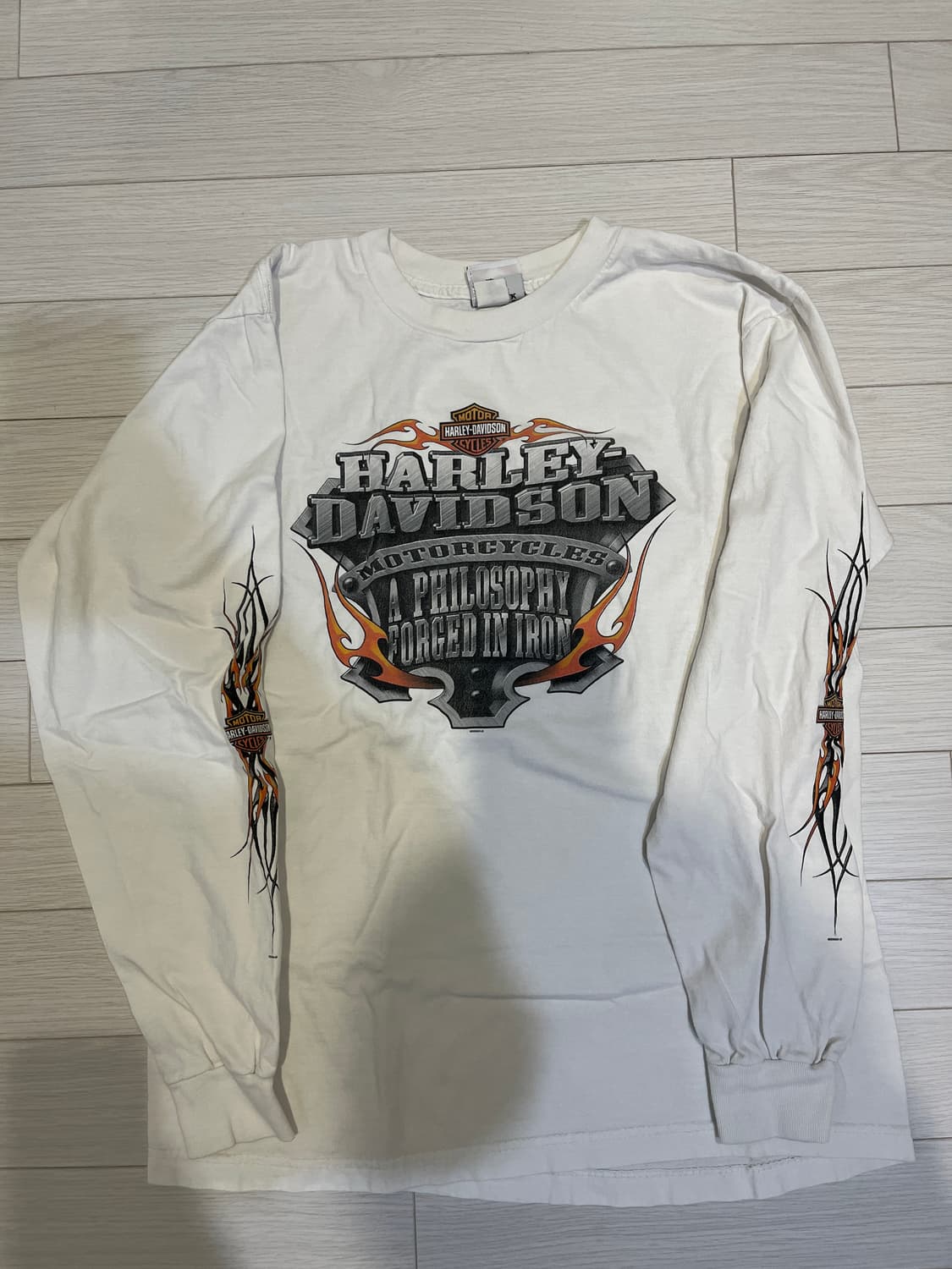 할리데이비슨 빈티지 롱슬리브 L made in USA 상품이미지1