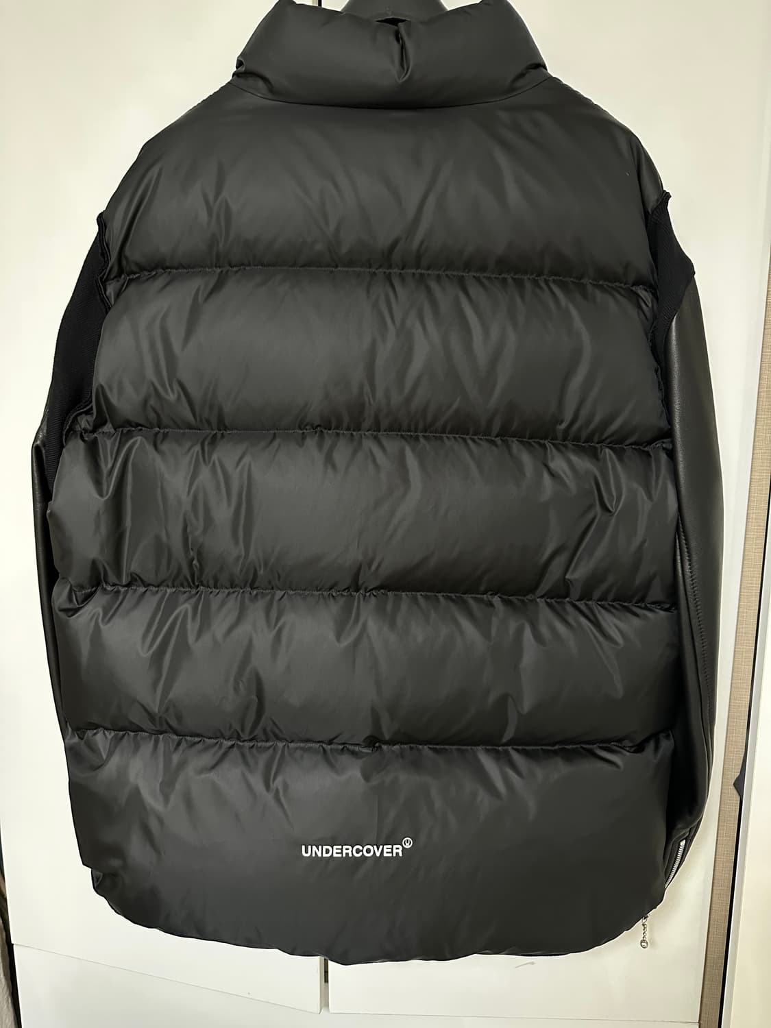 언더커버 레더슬리브 패딩 상품이미지2