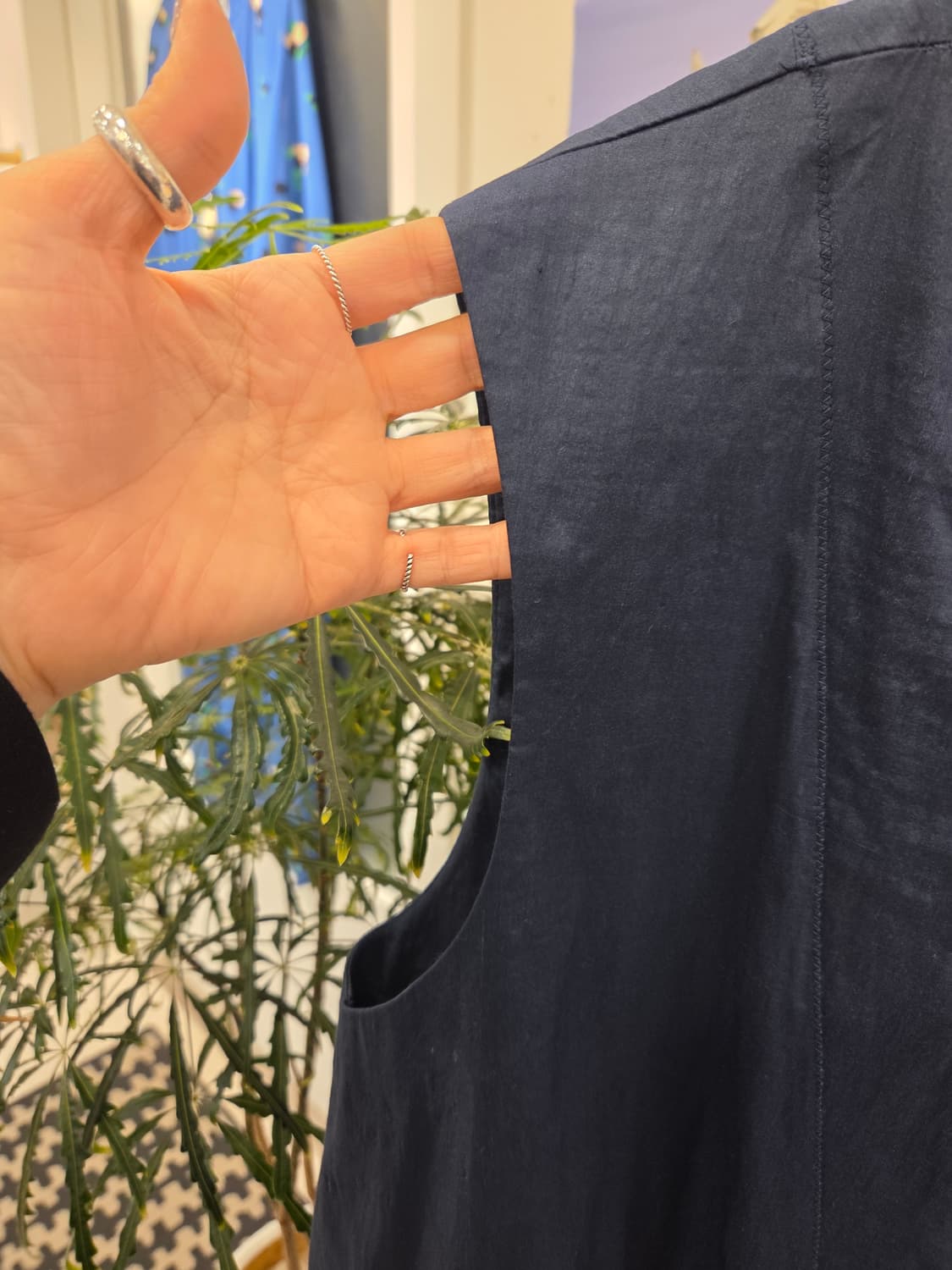 KUHO 구호 린넨 롱 베스트 상품이미지3