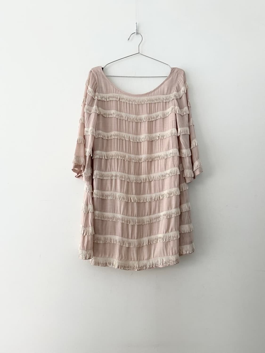 Tassel chic v-neck top & ops 상품이미지3