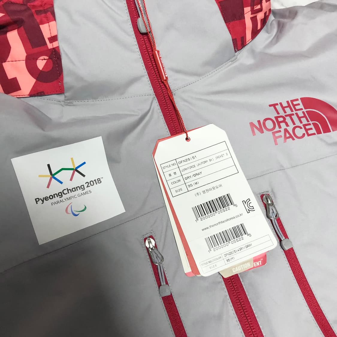 노스페이스 평창올림픽 2018 패딩 자켓 새상품 바람막이 상품이미지2
