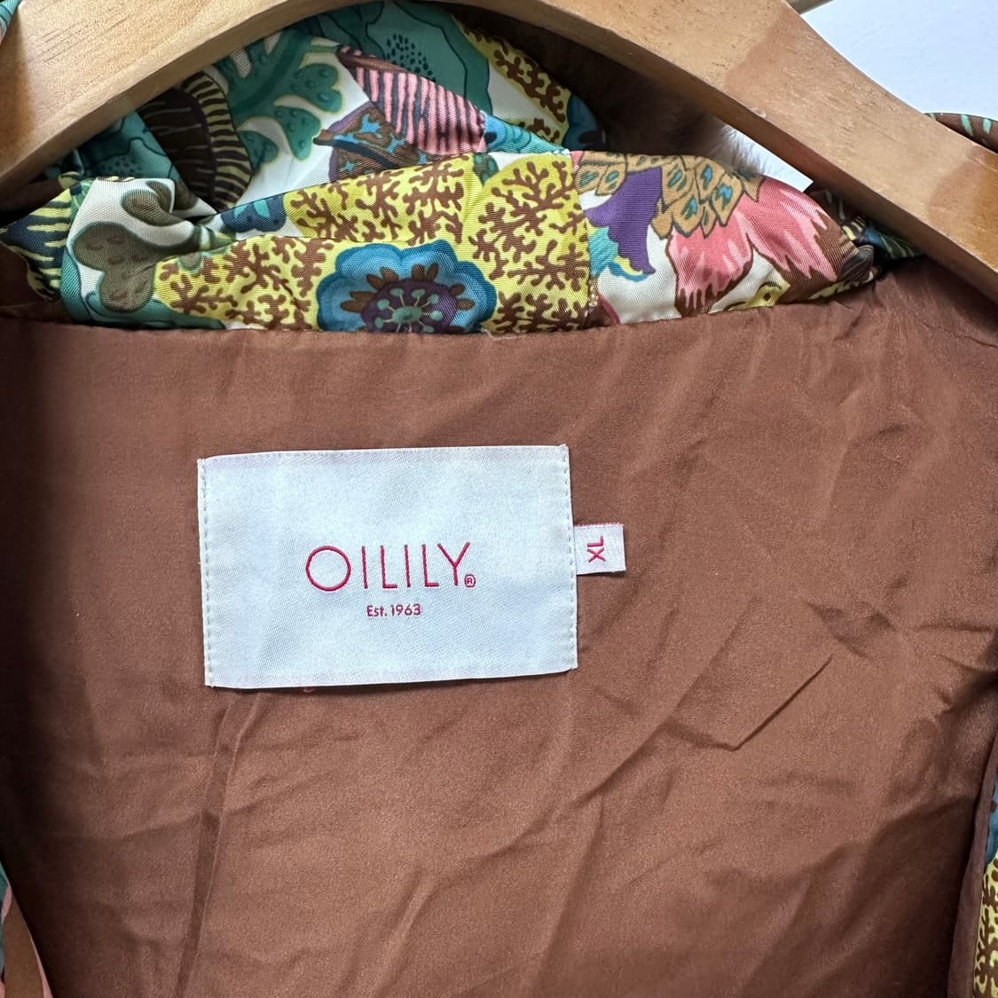 oilily 오일릴리 패턴 덕다운 패딩 점퍼 (토끼털) 정품 J25 상품이미지7