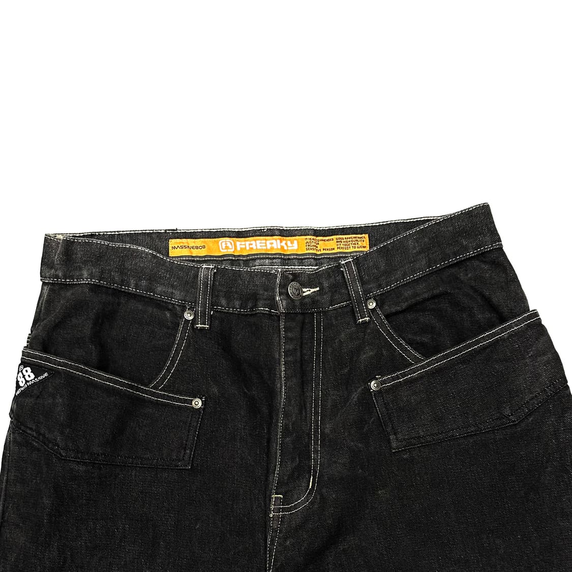 Freaky wide denim pants 상품이미지5