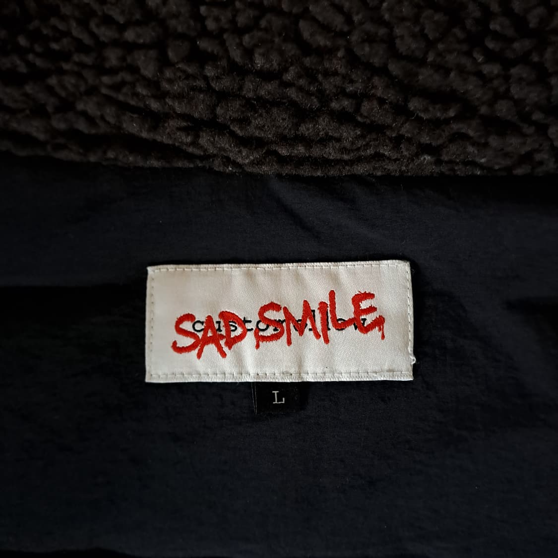 (택포) 22FW 커스텀멜로우 새드스마일 필드 다운 L B184 상품이미지6