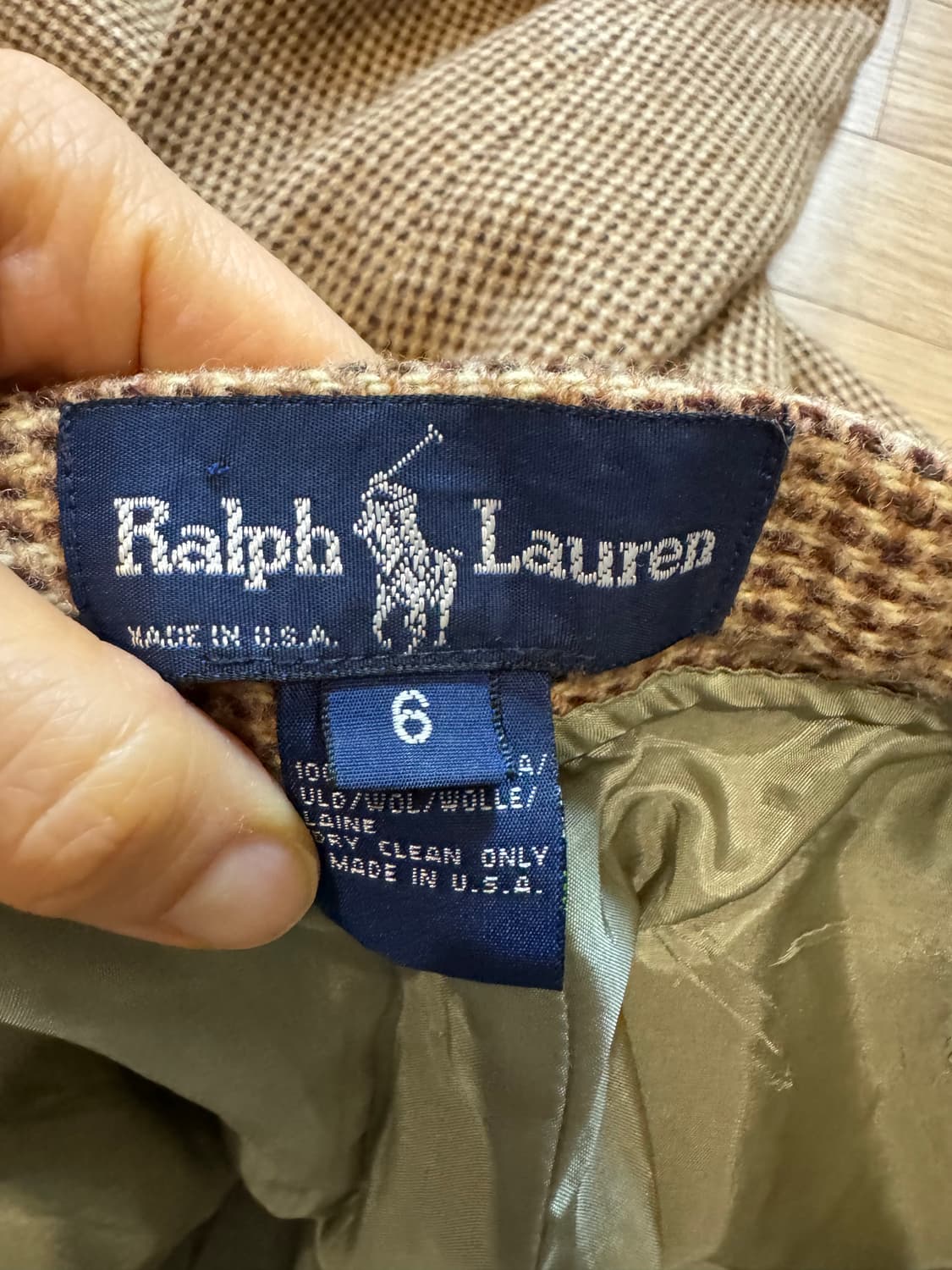 polo 폴로 체크 울 팬츠 상품이미지2