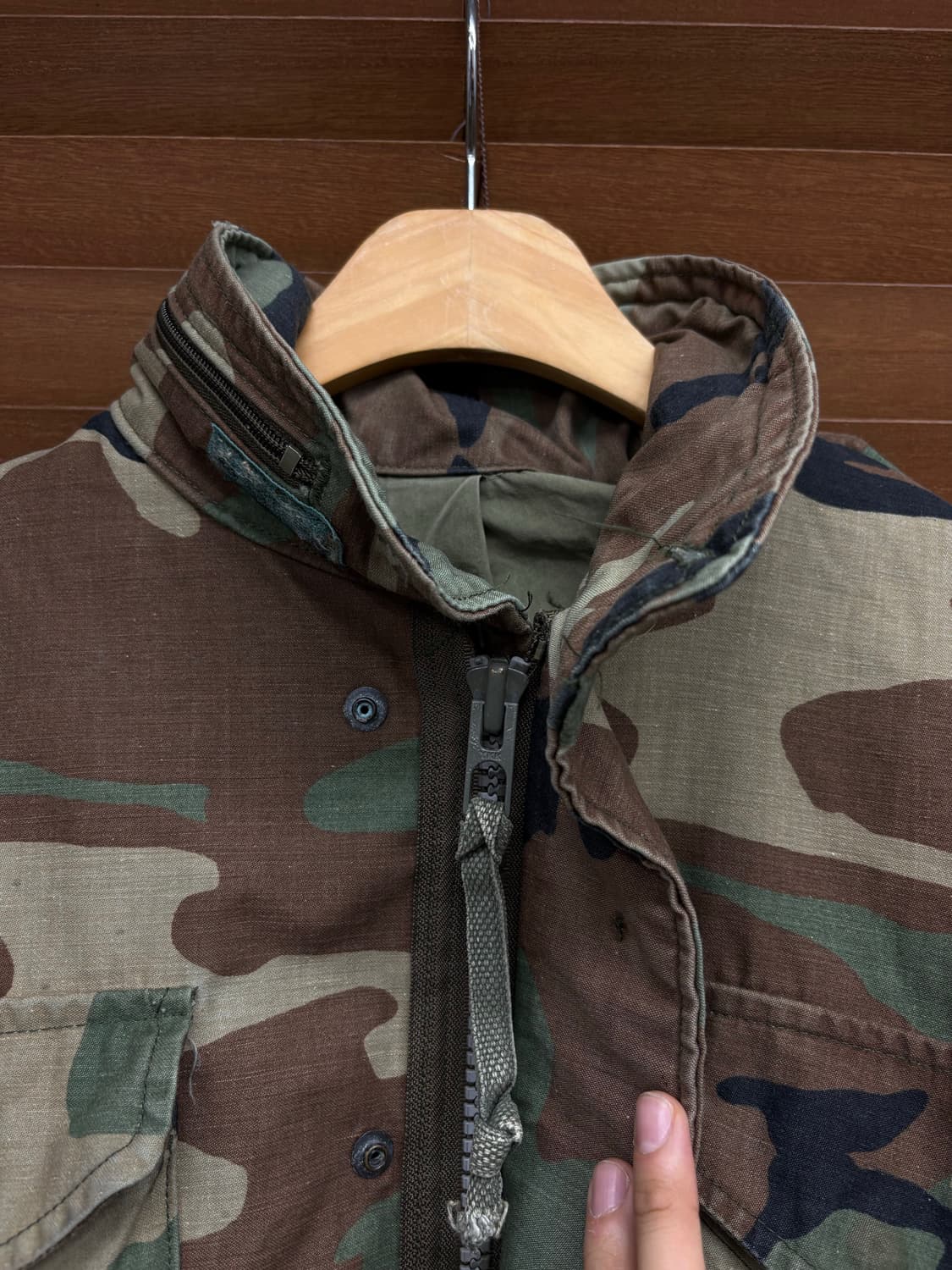US Army camouflage M65 밀리터리 카모 야상 자켓 상품이미지4