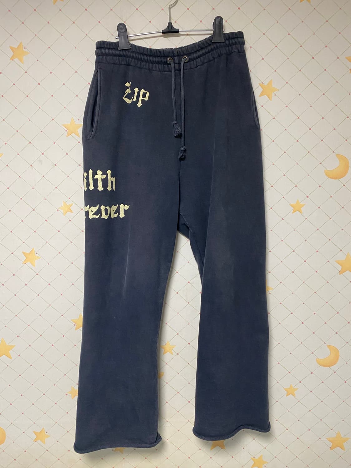 M)바우와우 스웻팬츠 zip damaged sweat pants 상품이미지1