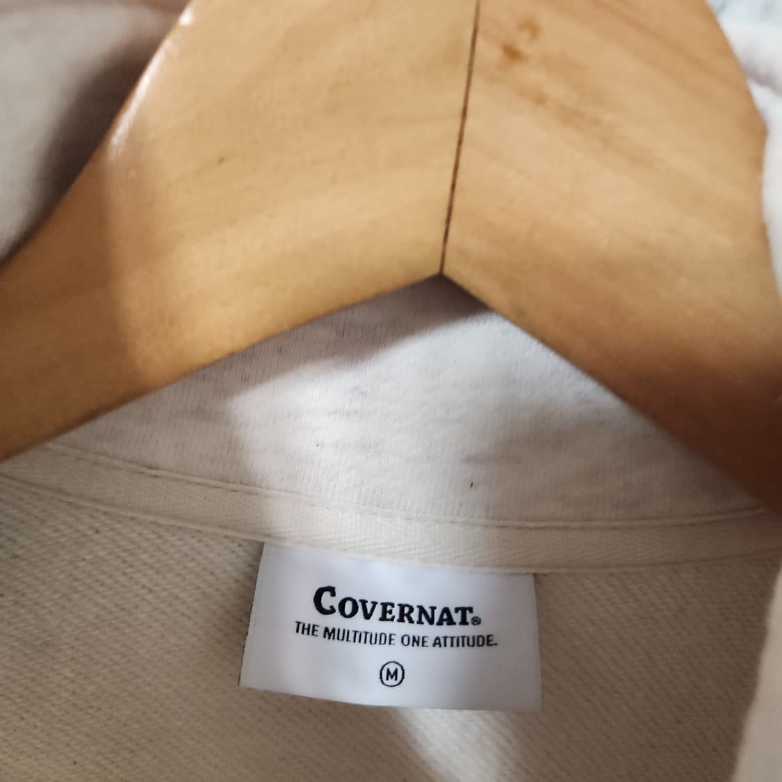 H629 [M] 커버낫 반집업 맨투맨 티셔츠 상품이미지3