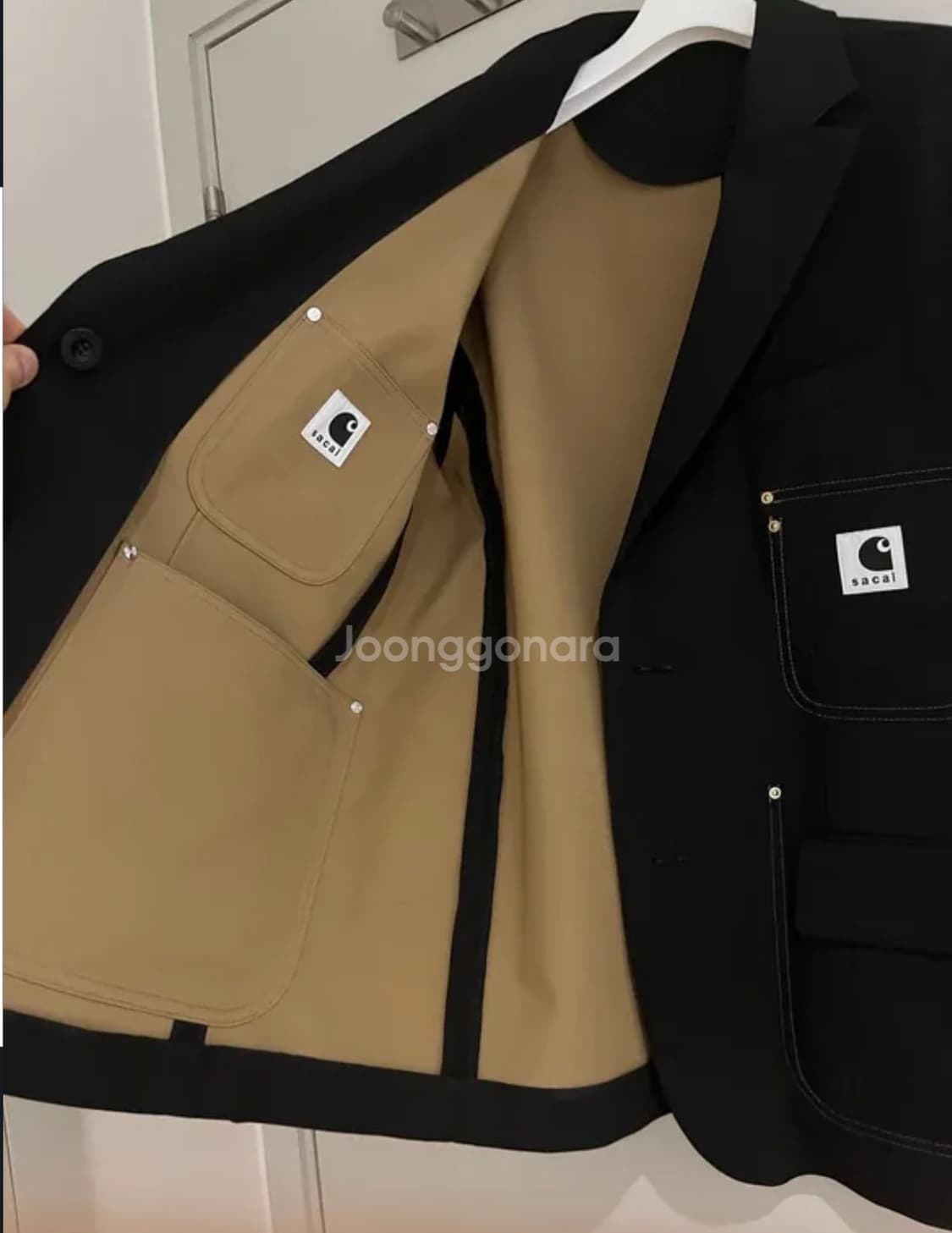 사카이 x 칼하트 수팅 본딩 자켓 리버시블 상품이미지2