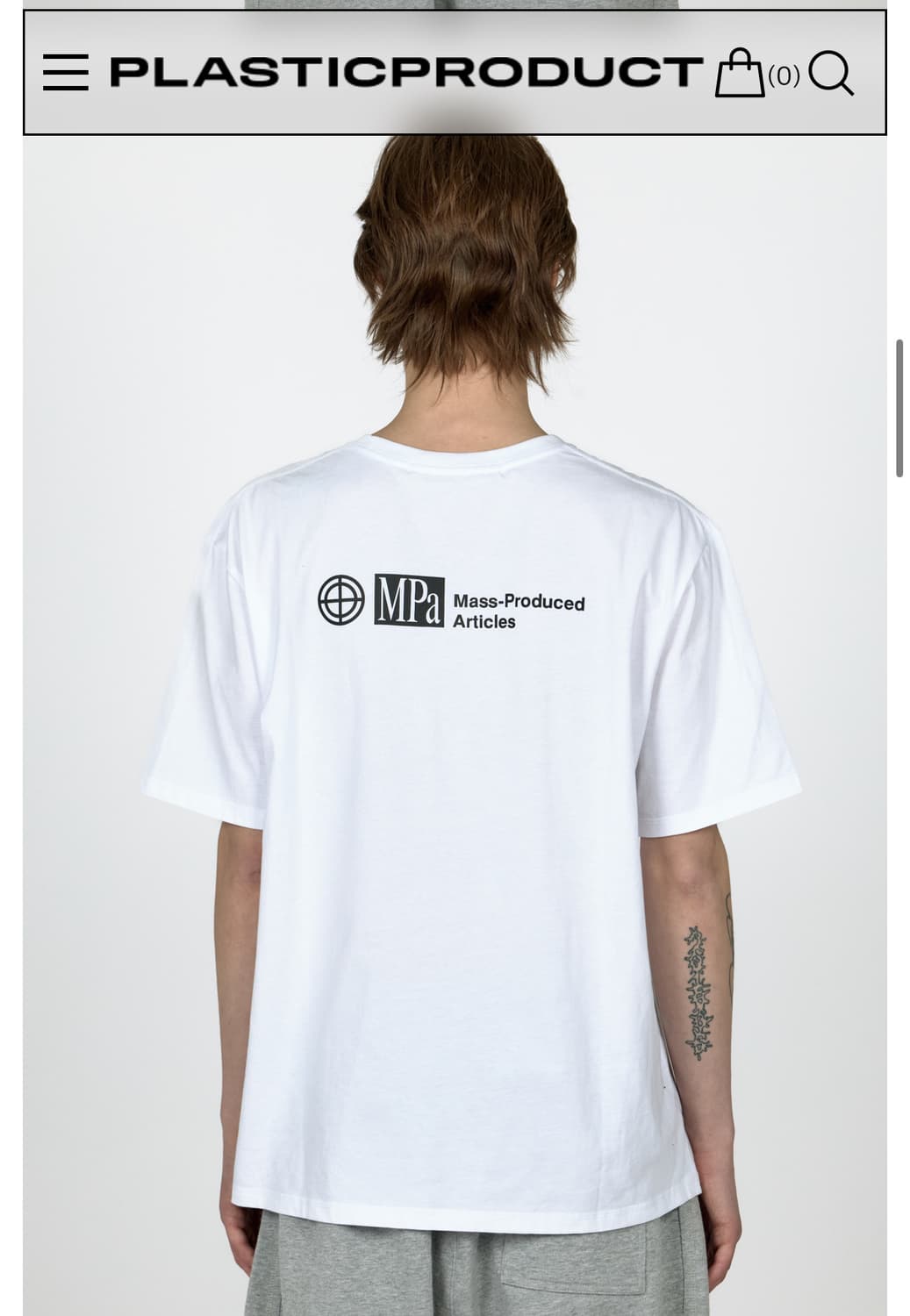 플라스틱프로덕트 MPa T-SHIRT (WHITE) 상품이미지1