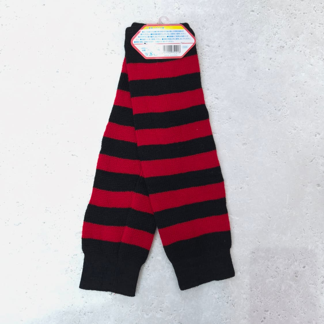 블랙 레드 스트라이프 레그워머 발토시 상품이미지2