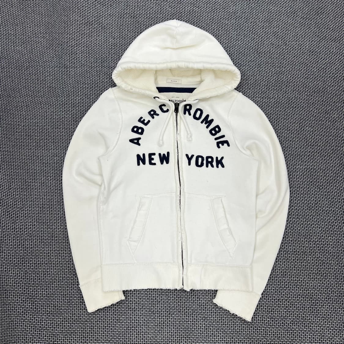 아베크롬비 화이트 후드집업 상품이미지1