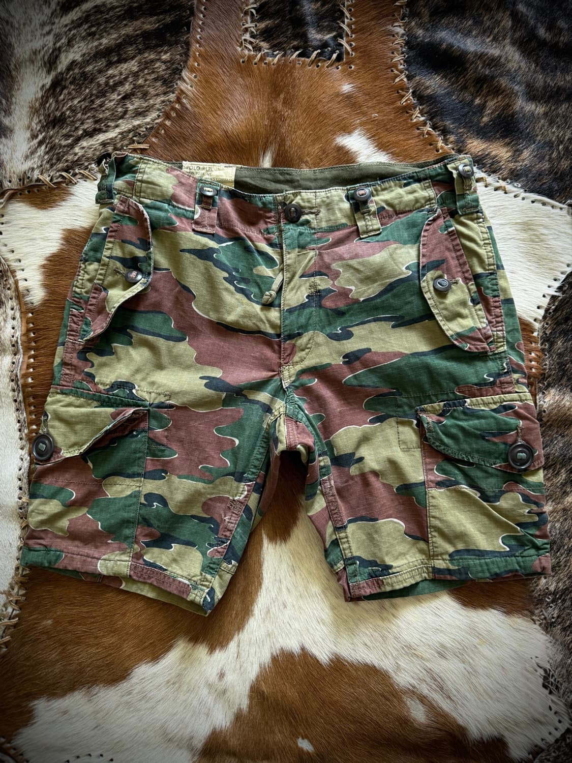 60s 벨기에군 폴로 랄프로렌  Jiwgsaw Camo pants 상품이미지1
