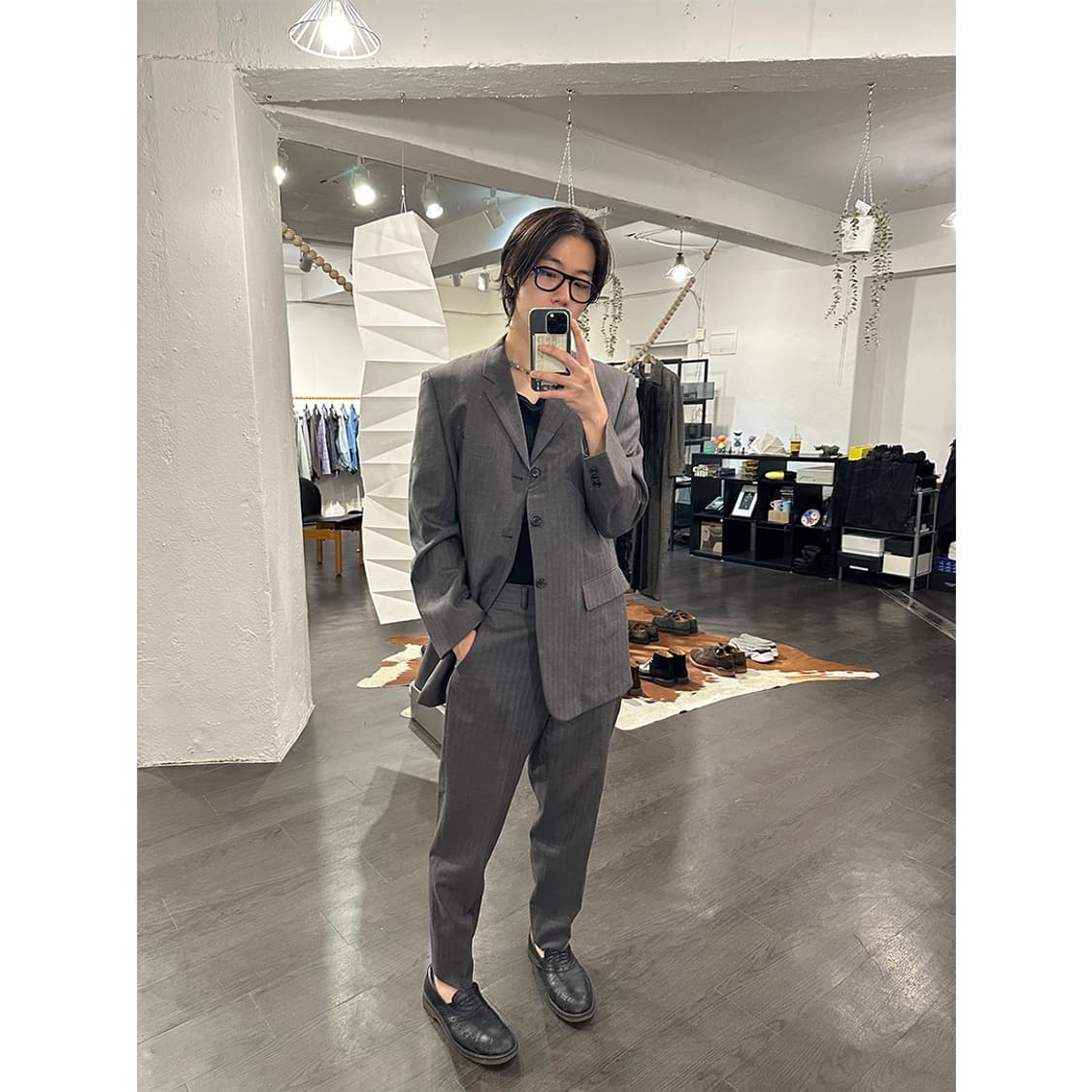 꼼데가르송 옴므듀스 블레이저 팬츠 셋업 상품이미지5