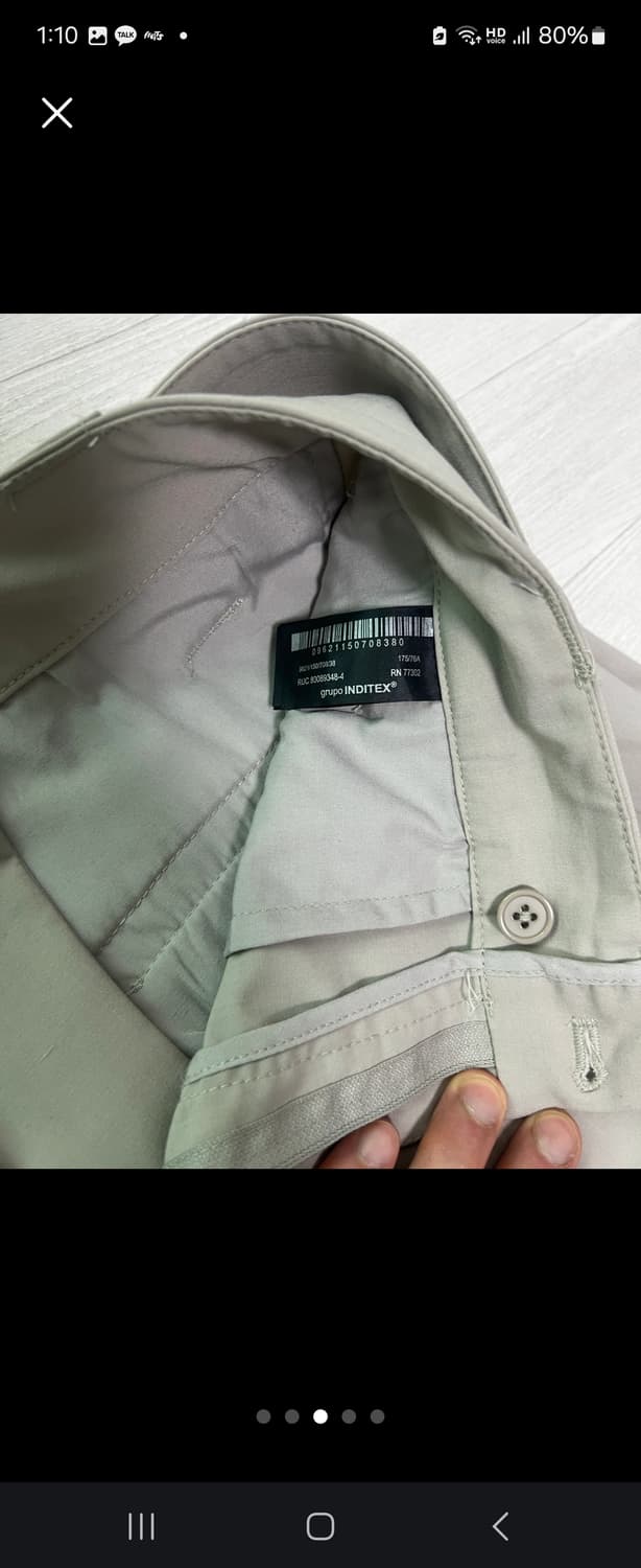 자라 벨티드 와이드팬츠 상품이미지3