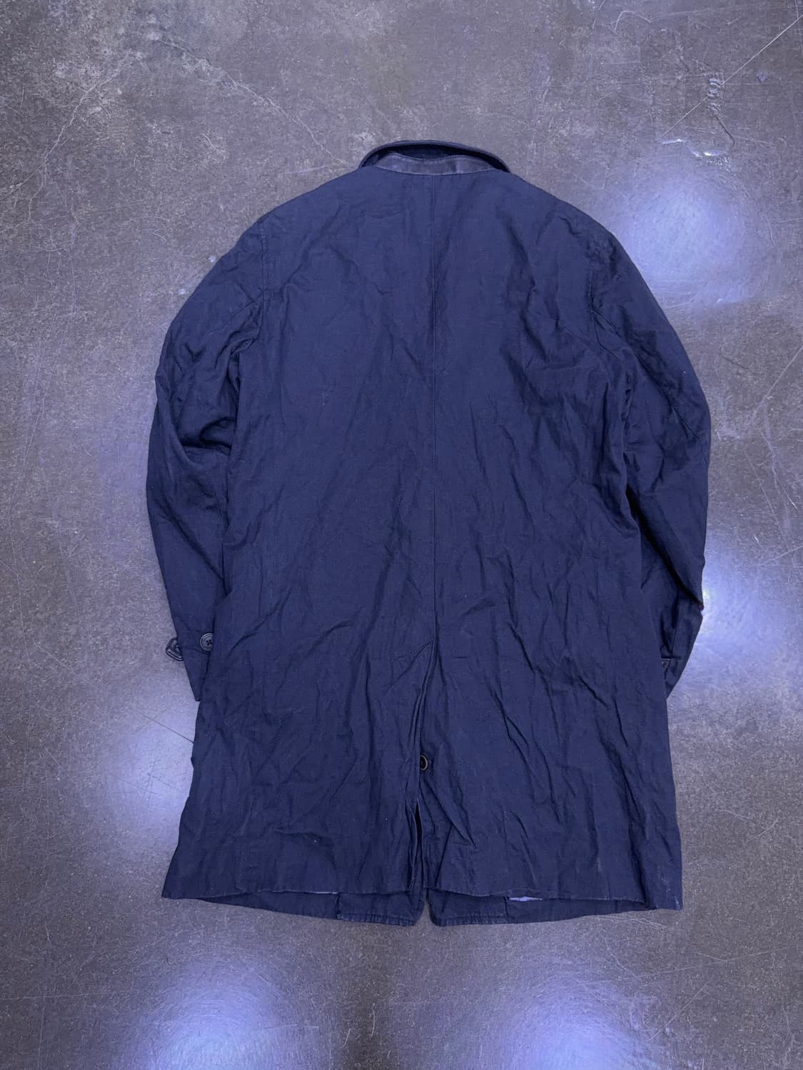 시리즈 빈티지 워싱 가먼트다잉 레더 포인트 와이어 맥코트 자켓 100 상품이미지2