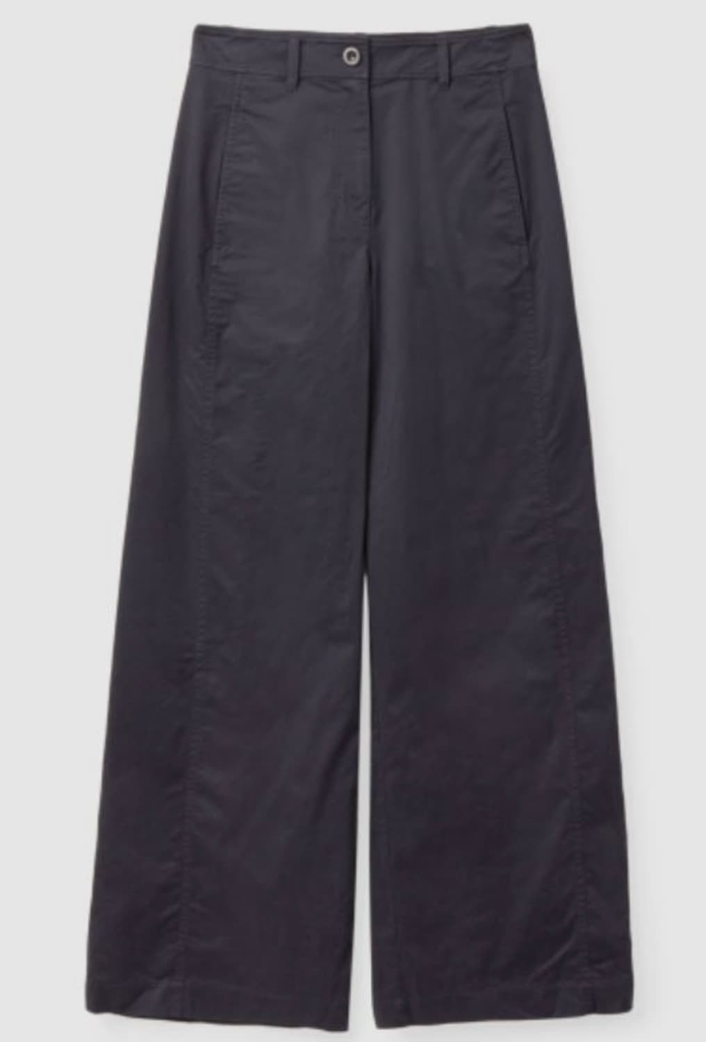 cos 코스 와이드레그 코튼 트라우저 네이비 상품이미지2