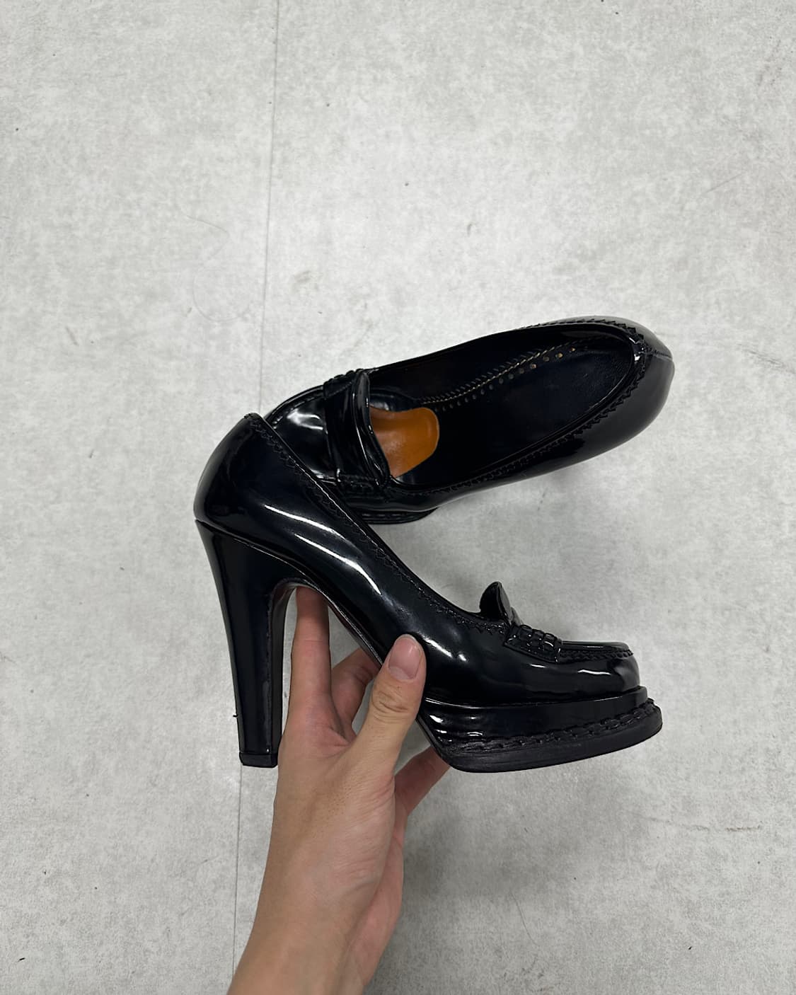 생로랑 잔 90 모카신 펌프스 상품이미지6