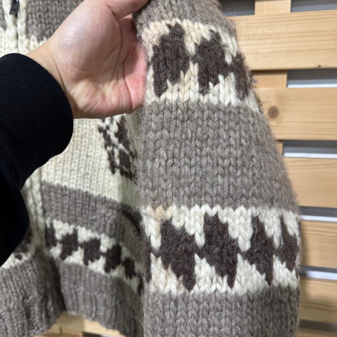 코위찬 니트집업 상품이미지5