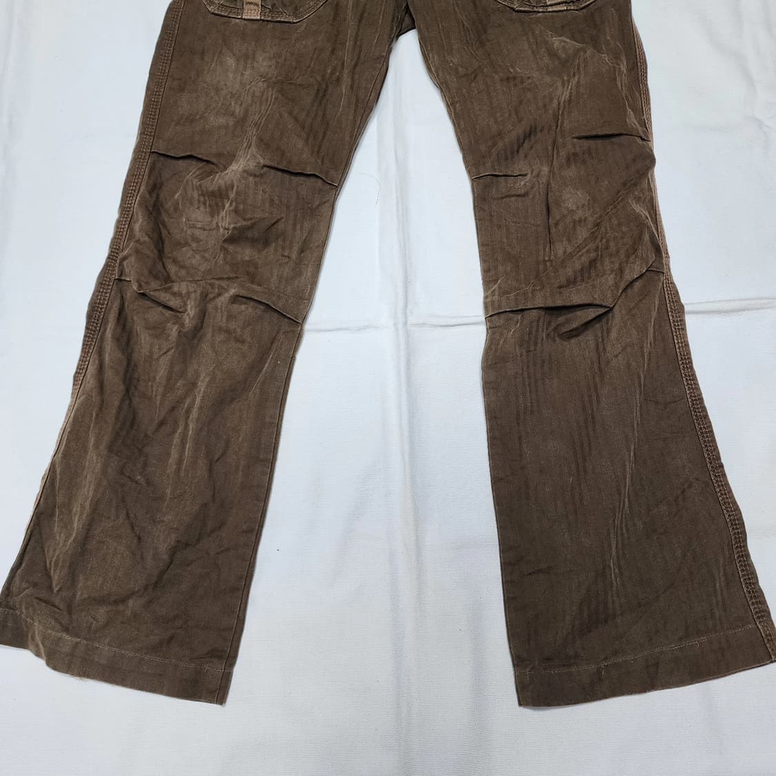 에드윈 505 카키 Y2k 디테일 카고팬츠 상품이미지5