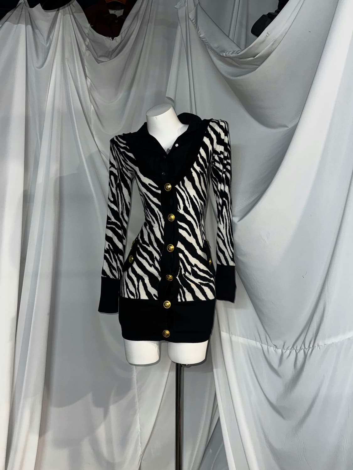 d.i.a 다이아 지브라 무채색 시부야 갸루 코디세트 상품이미지5