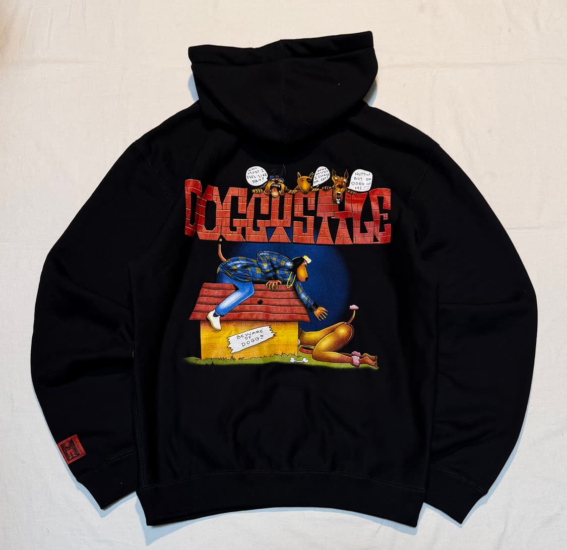 DEATH ROW RECORDS 스눕독 도기스타일 힙합 후드티 상품이미지5