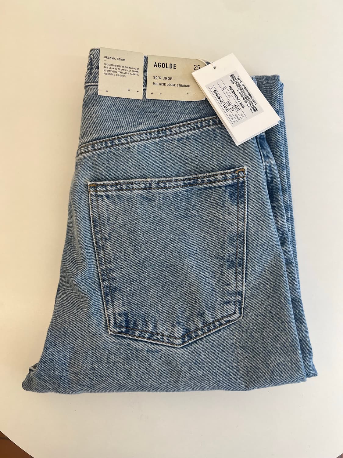 에이골드 AGOLDE 90년대 크롭 미드 라이즈 루즈 스트레이트 상품이미지7