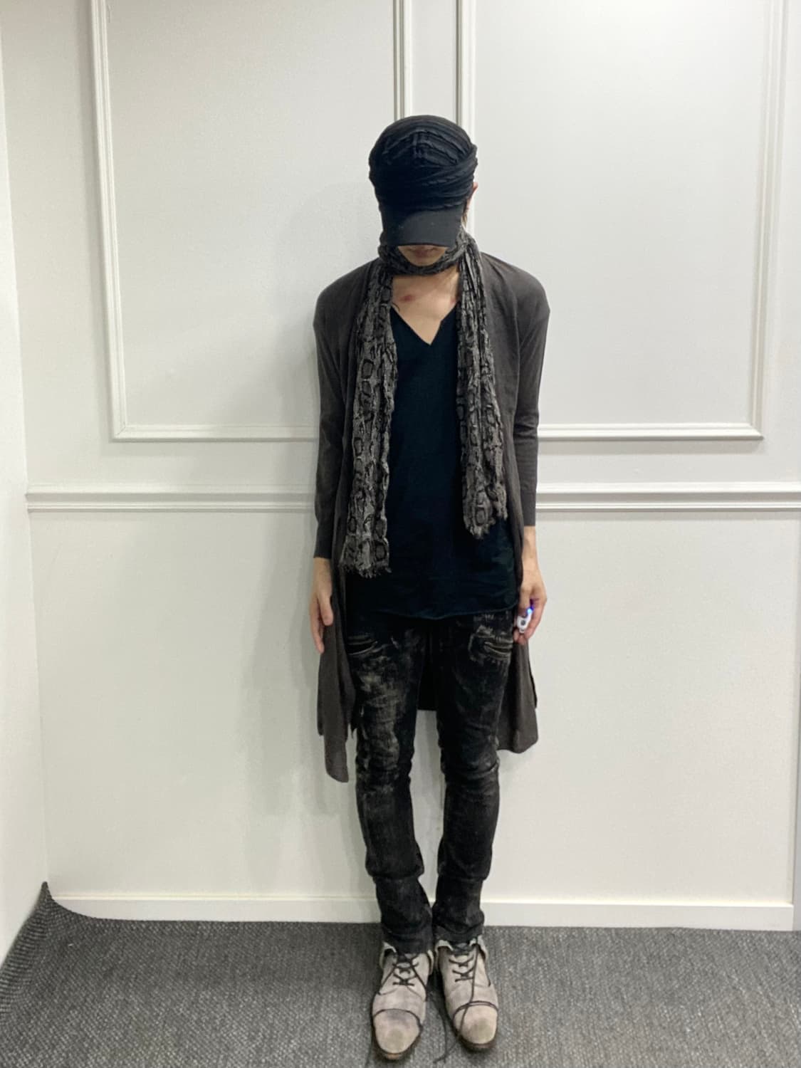 [LANVIN] Minimal Grey Long Cardigan 상품이미지2