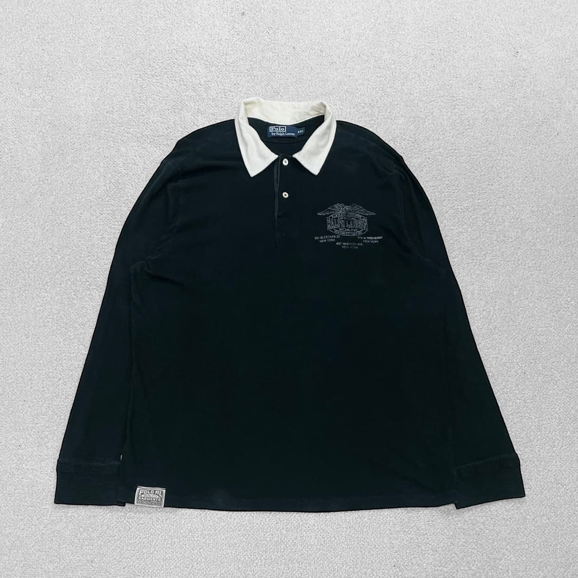 폴로 랄프로렌 럭비 카라 롱슬리브 상품이미지1
