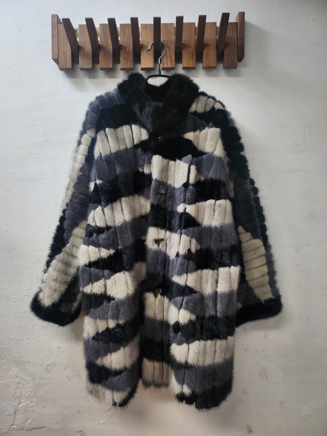 일본빈티지밍크가죽리버시블코트 상품이미지1