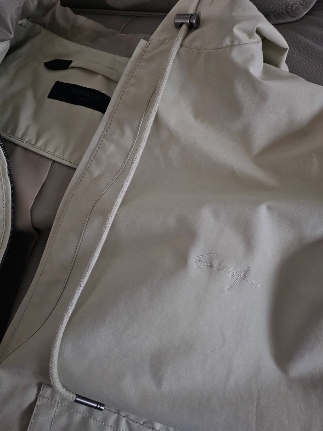 [거의 새것] 송지오옴므 시그니쳐 돌먼 점퍼 자켓 50 상품이미지4