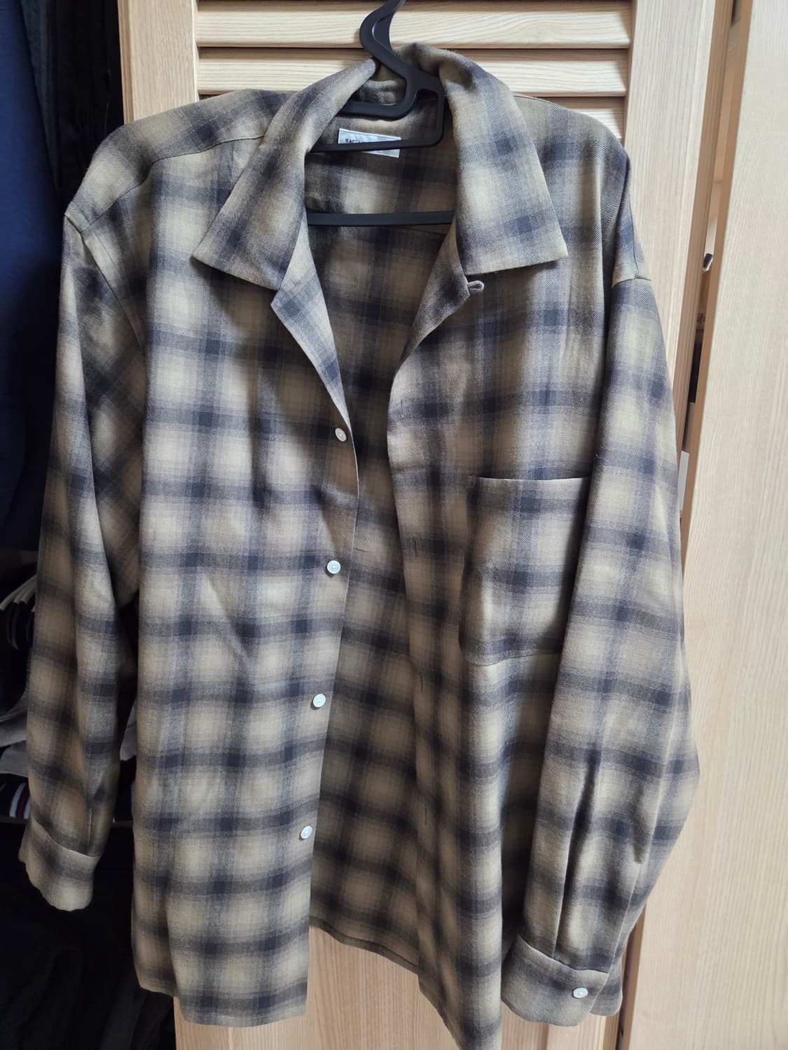 캡틴션사인 체크 셔츠 상품이미지3