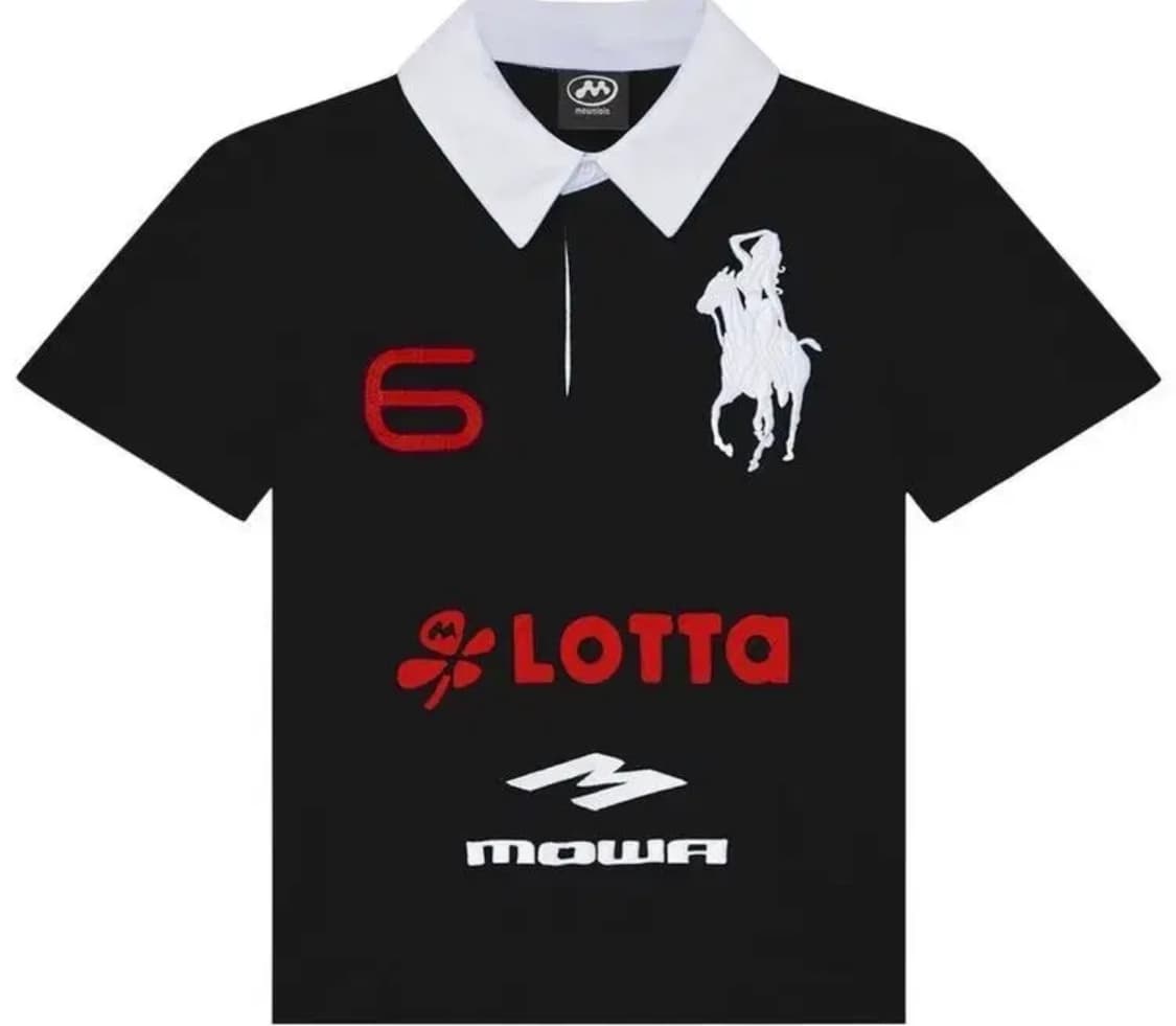 mowalola polo 모와로라 폴로 반팔 상품이미지1