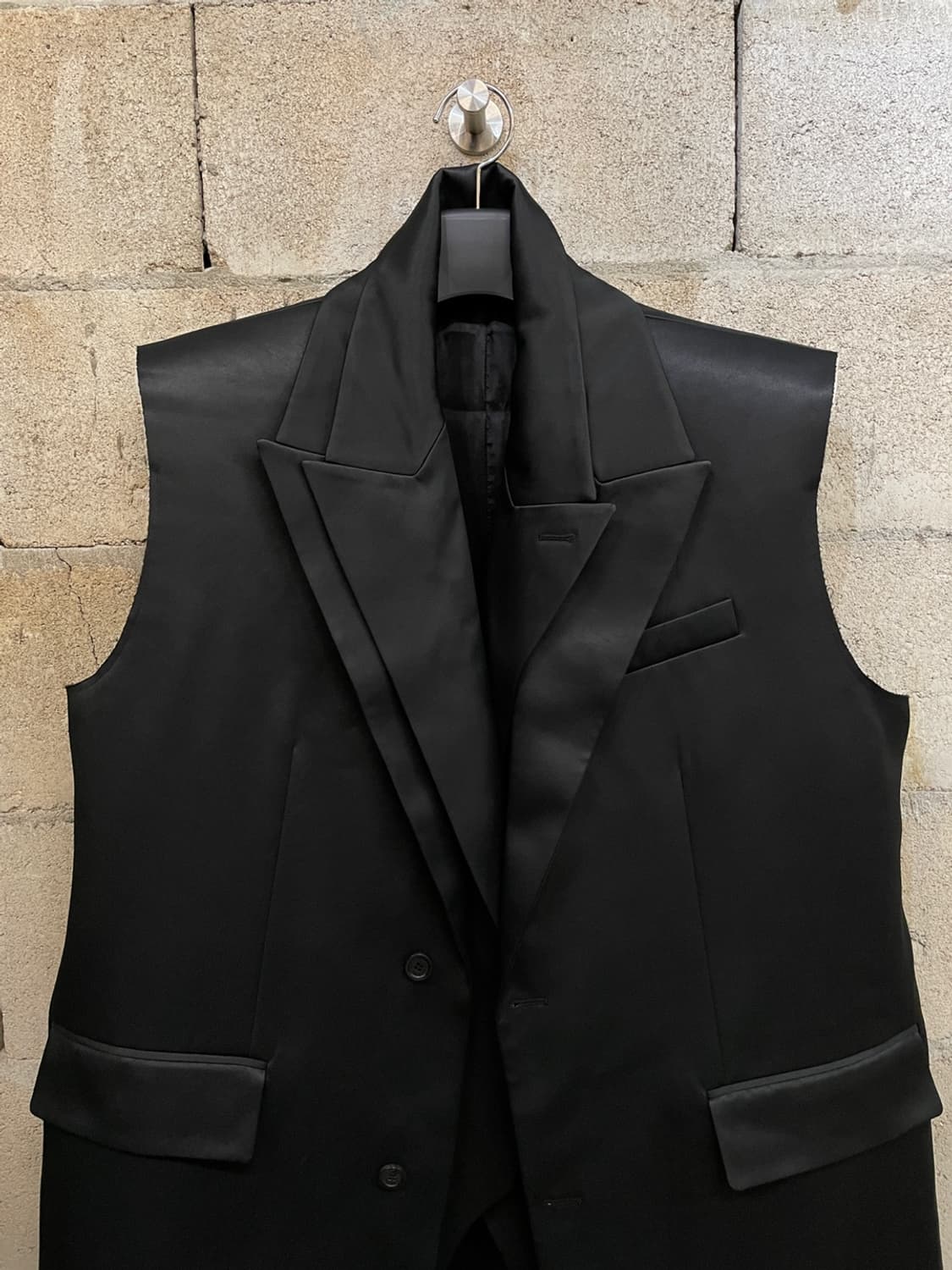 25fw 장 폴 고티에 더블 레이더 슬리브리스 자켓 상품이미지2