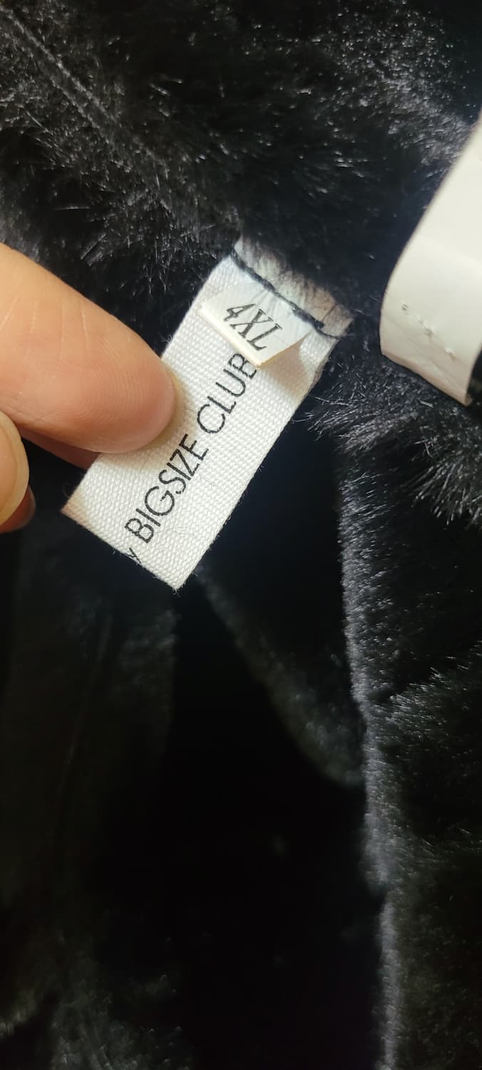 (남성4xl사이즈) 블랙 무스탕 상품이미지8