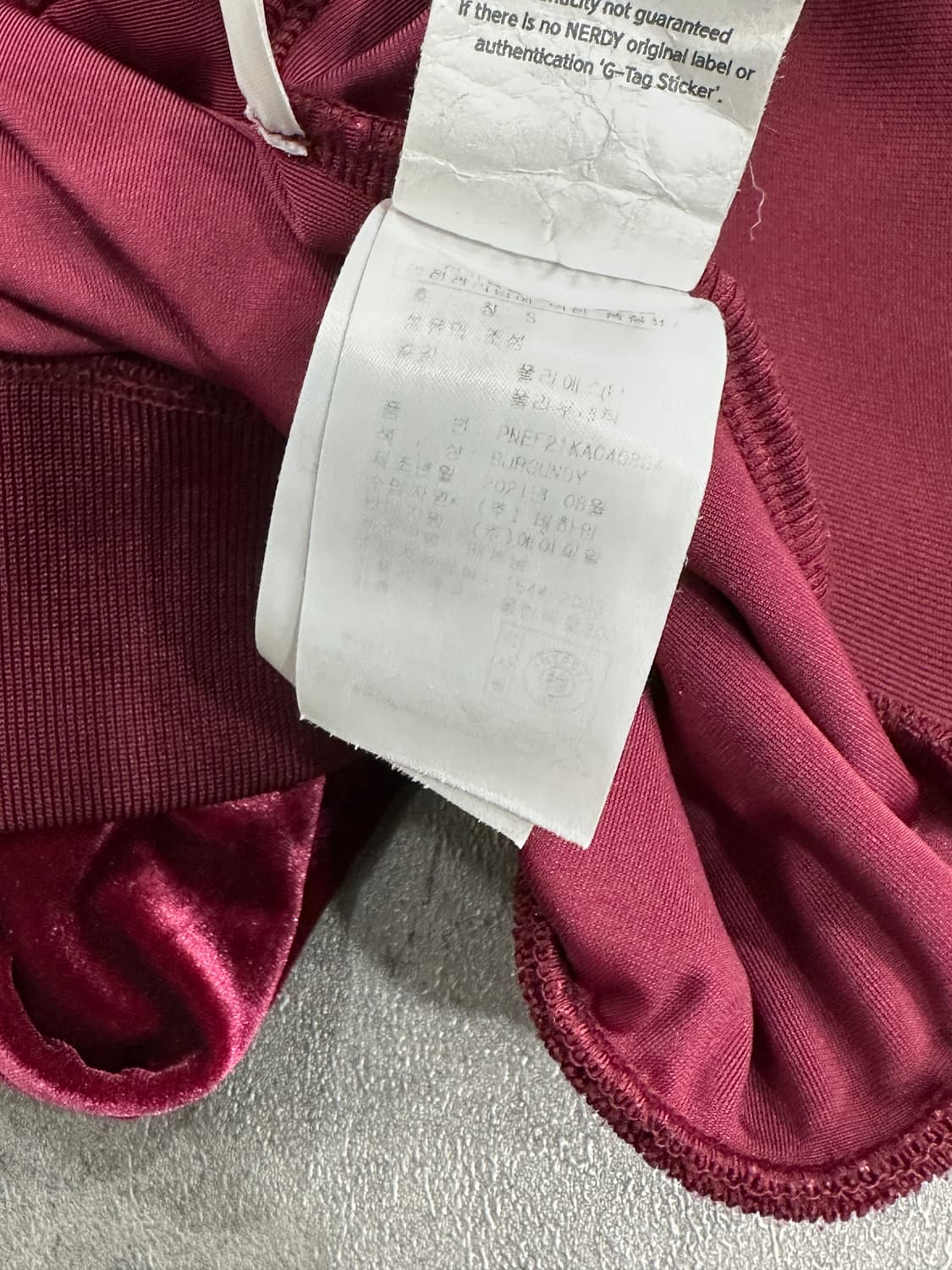 널디 벨벳 트랙 집업 상품이미지6