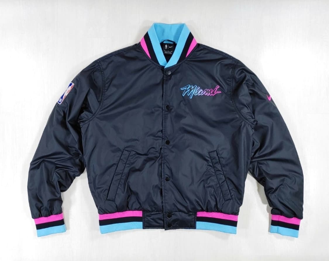 나이키 마이애미 히트 NBA 바시티자켓 M 상품이미지1