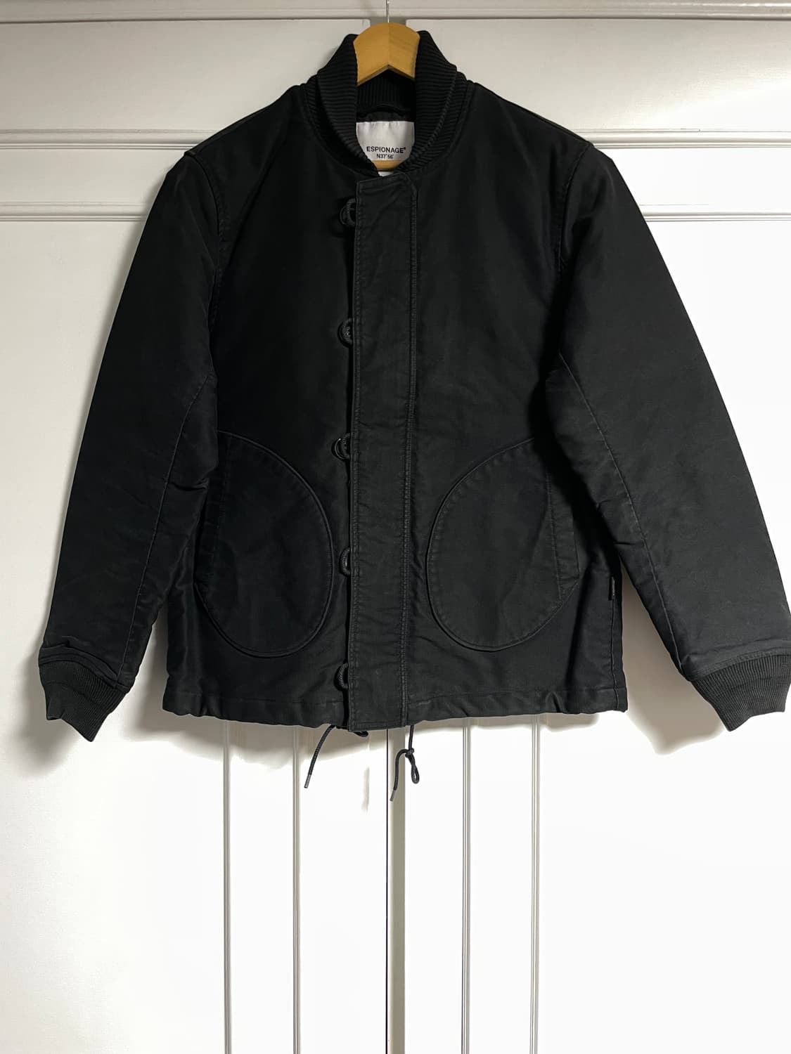 ESPIONAGE Lance 1st Deck Jacket Black M 상품이미지1