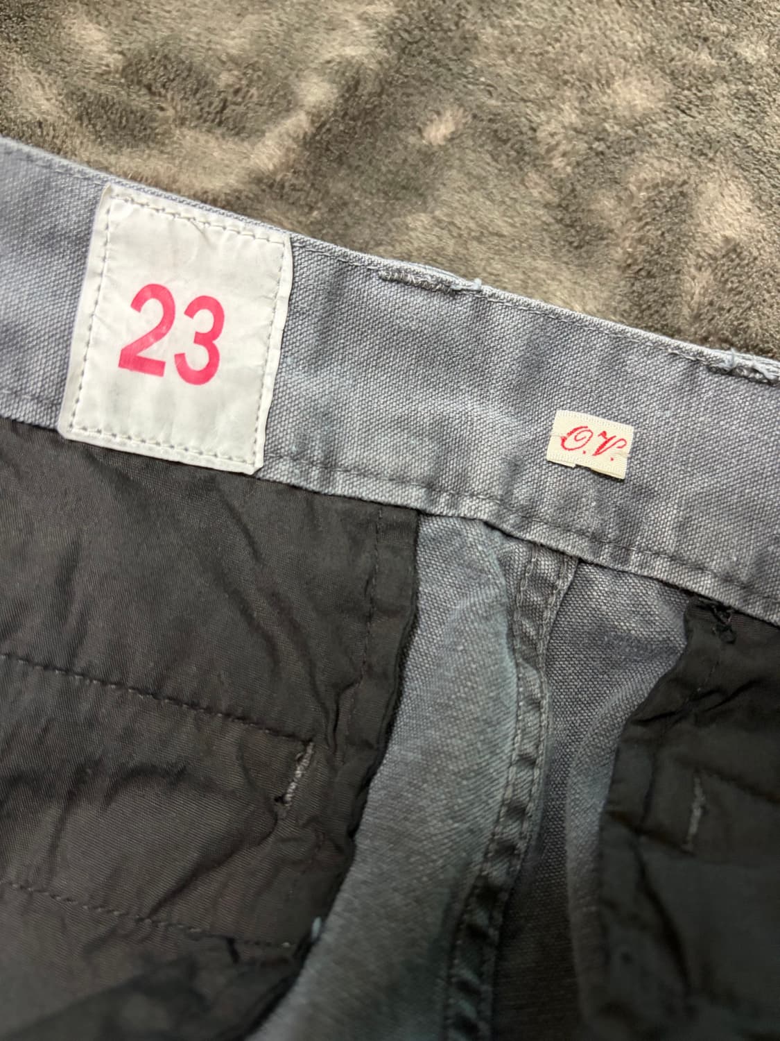 [23] OUTIL Pantalon blese 차콜 상품이미지3