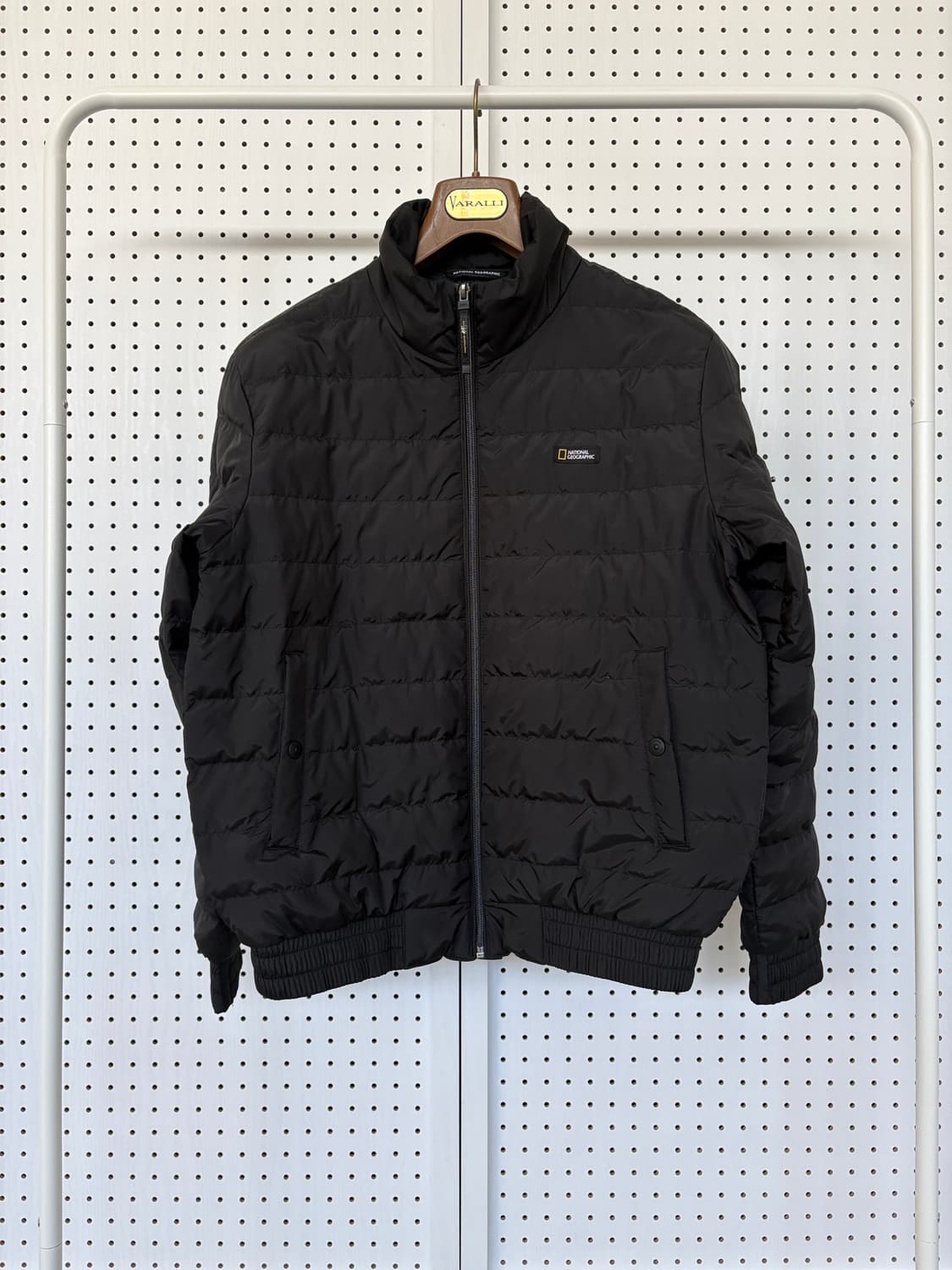 내셔널지오그래픽 남성 덕다운 경량 패딩 블랙 M 상품이미지1