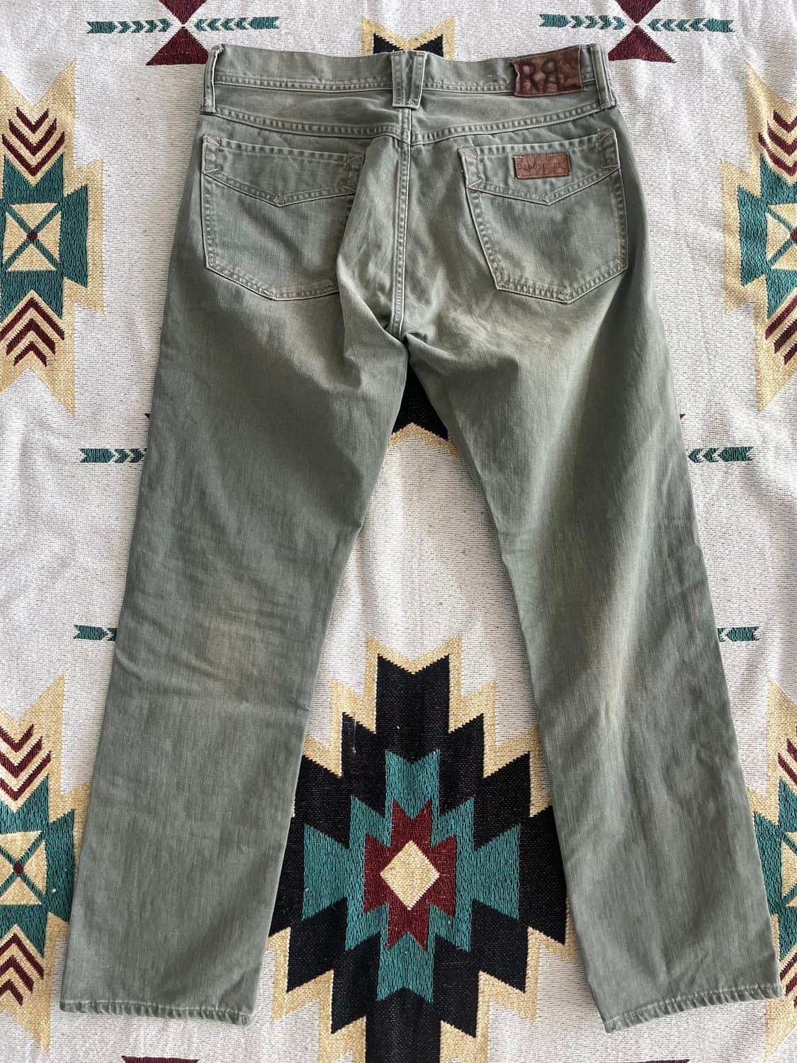RRL 그린 스트레이트레그 웨스턴 진(32x30) 상품이미지8