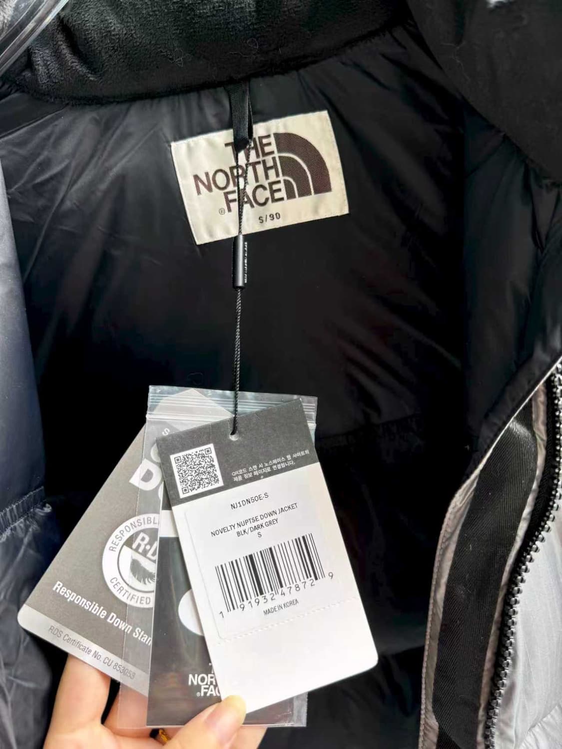 노스페이스 화이트라벨 노벨티 눕시 다운 자켓 헤더 그레이 NJ1DP62M 상품이미지8