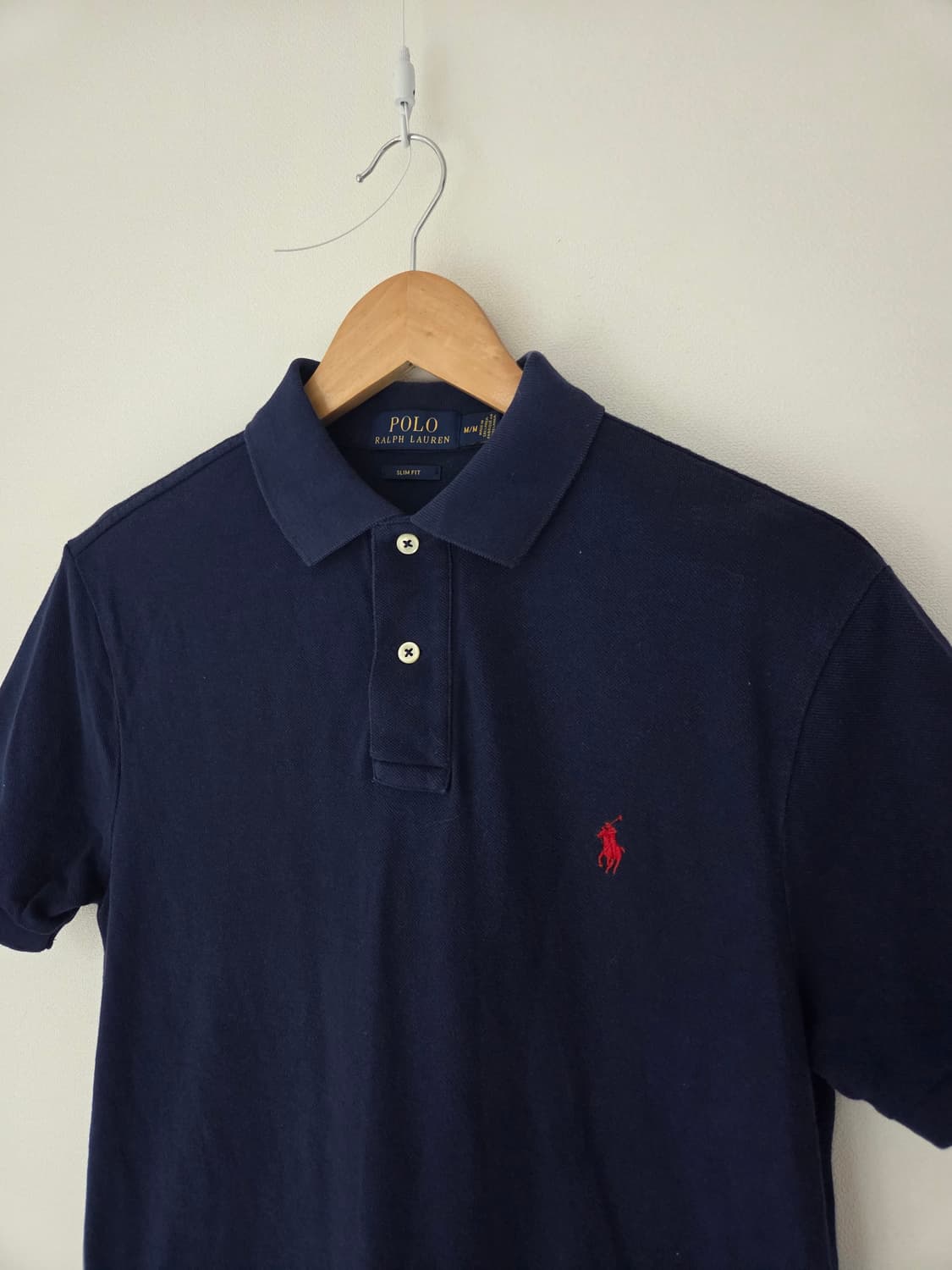 폴로랄프로렌 네이비 반팔카라티(레드포니,95사이즈) 상품이미지4
