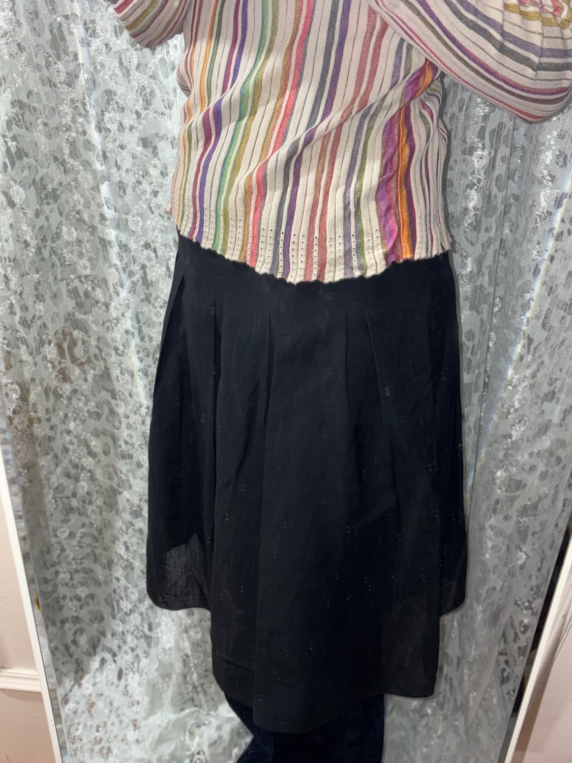 Black skirt 상품이미지5