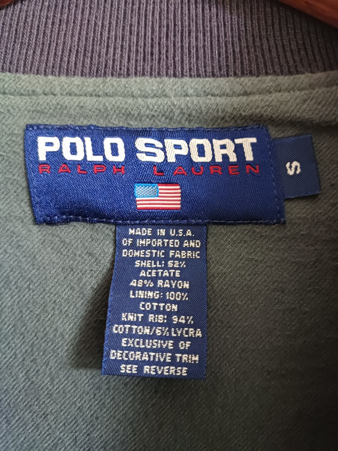 90년대 폴로스포츠 새틴 스카잔 자켓 90s 랄프로렌 스타디움 상품이미지10