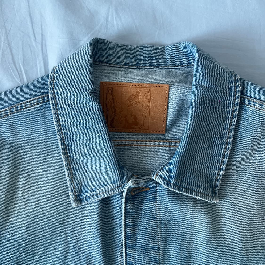 마틴 로즈 데님 질레 블리치드 워시 상품이미지2