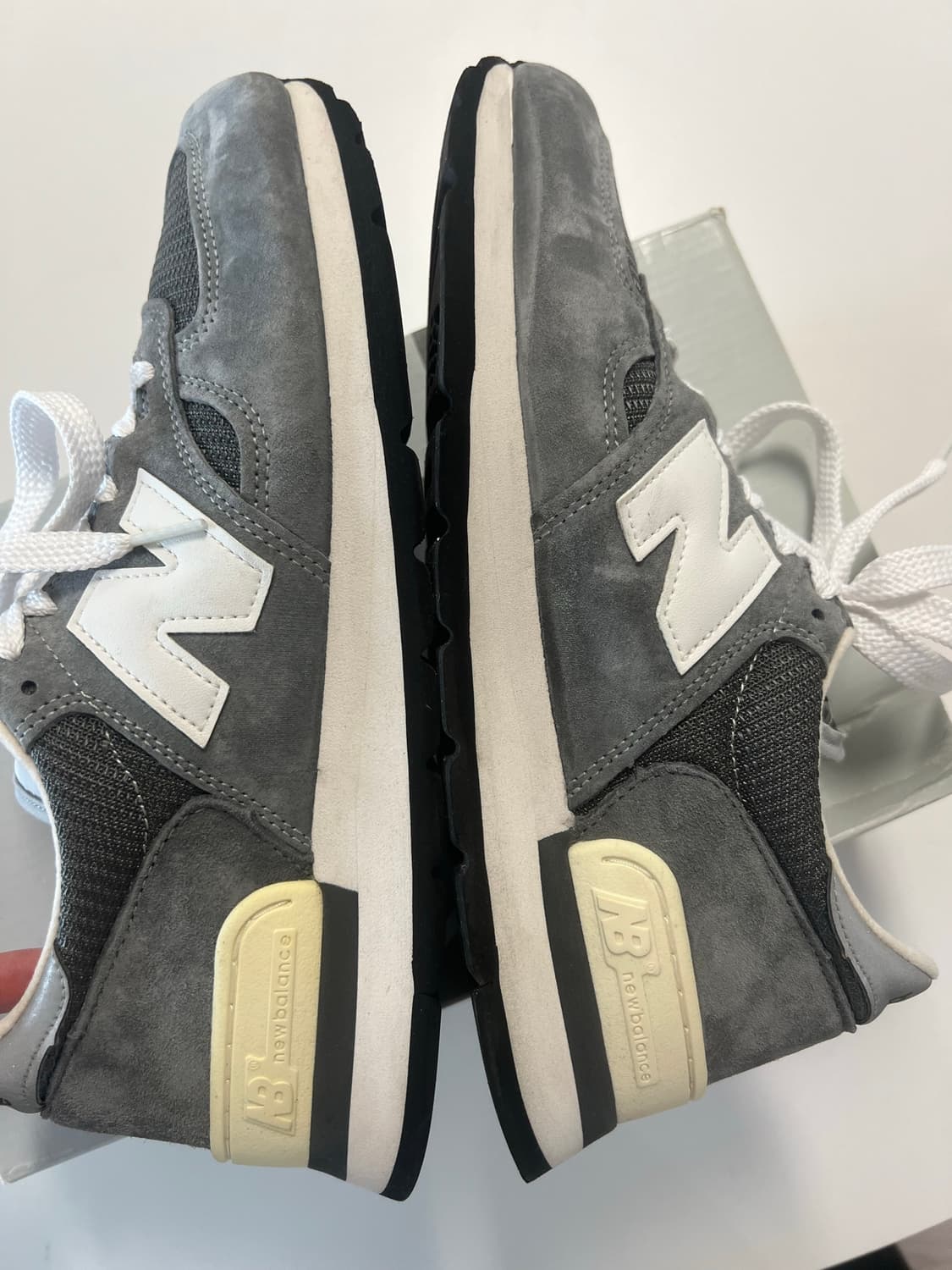 뉴발란스990v1 USA 그레이화이트 270사이즈 상품이미지7