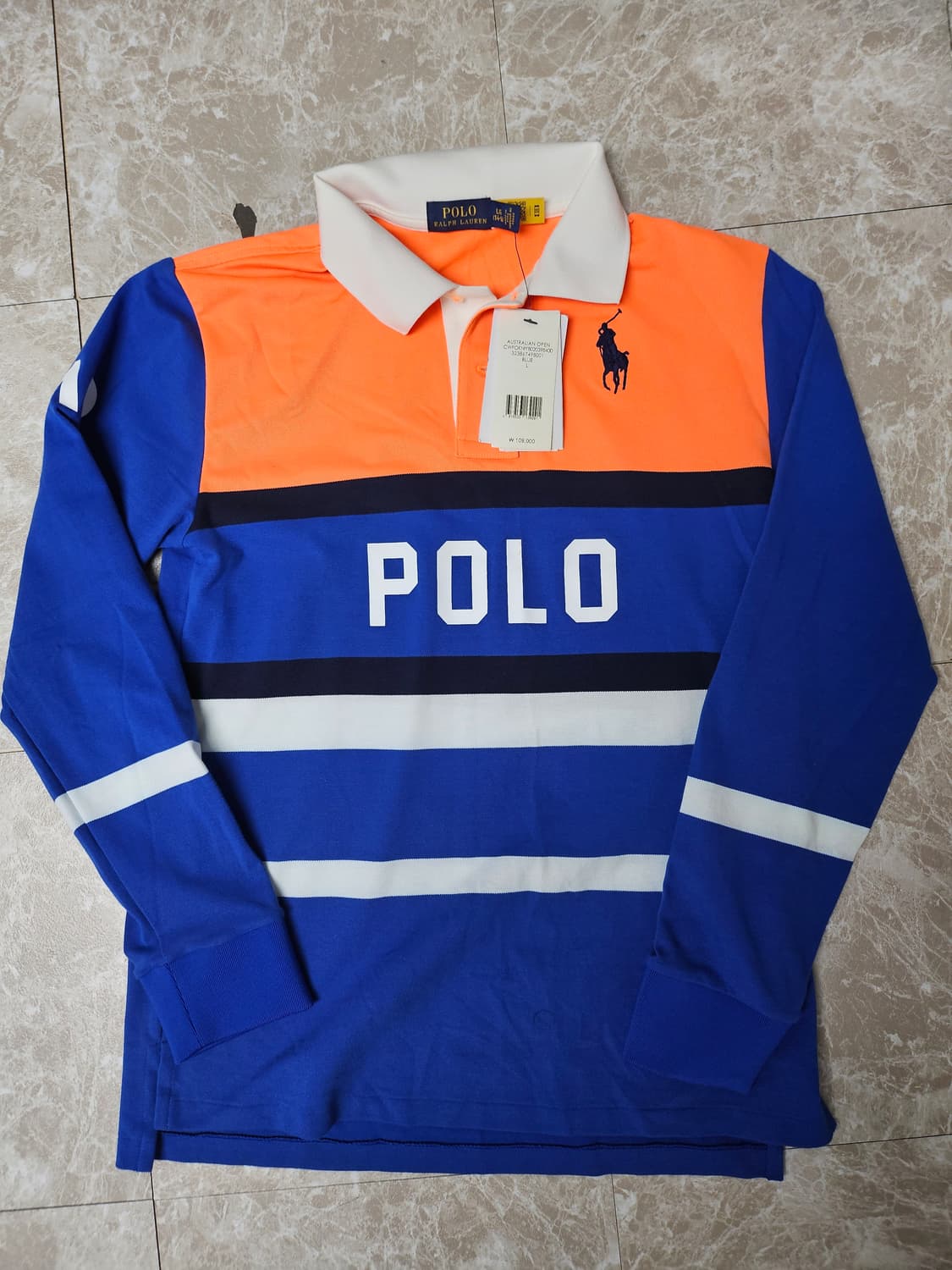 폴로 랄프로렌 아동 럭비 셔츠 L 상품이미지1