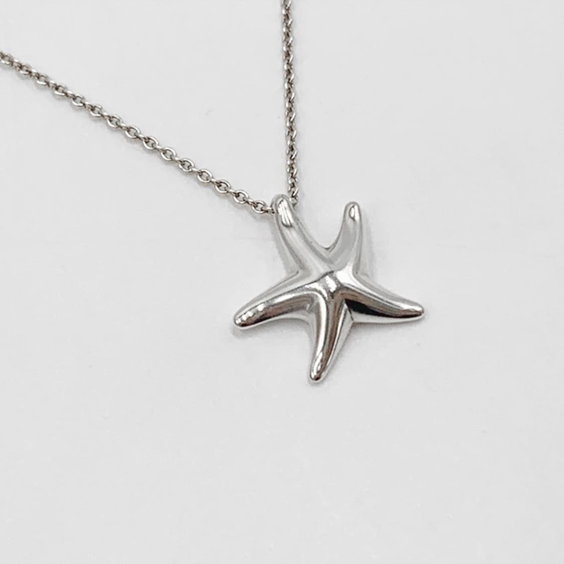 티파니 스타피쉬 펜던트 실버 목걸이 풀구성 NO.92 상품이미지6